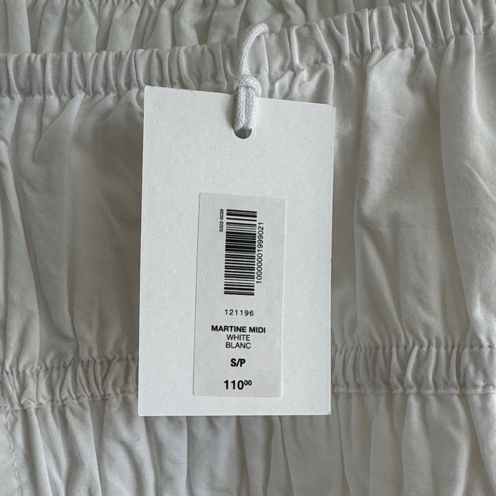 Aritzia White Midi Dress - Picture 4 of 4